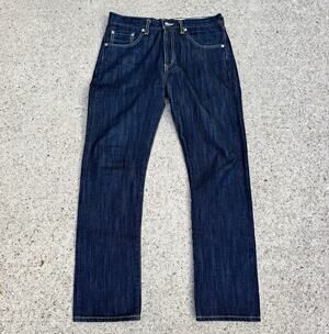 Neighborhood Dark Wash Straight Selvedge Denim Jeans Sz 32 Medium Japan DP-MID
